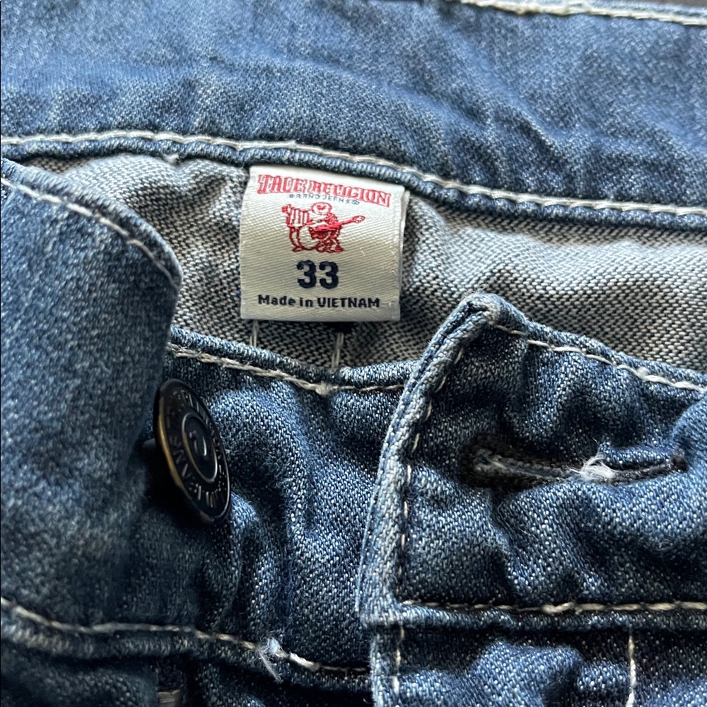 True Religion Classic Blue Denim Jeans - Picture 4 of 7